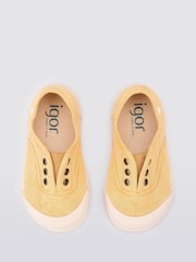 Igor Lona Canvas Plimsolls Shoes - Image 3 of 6