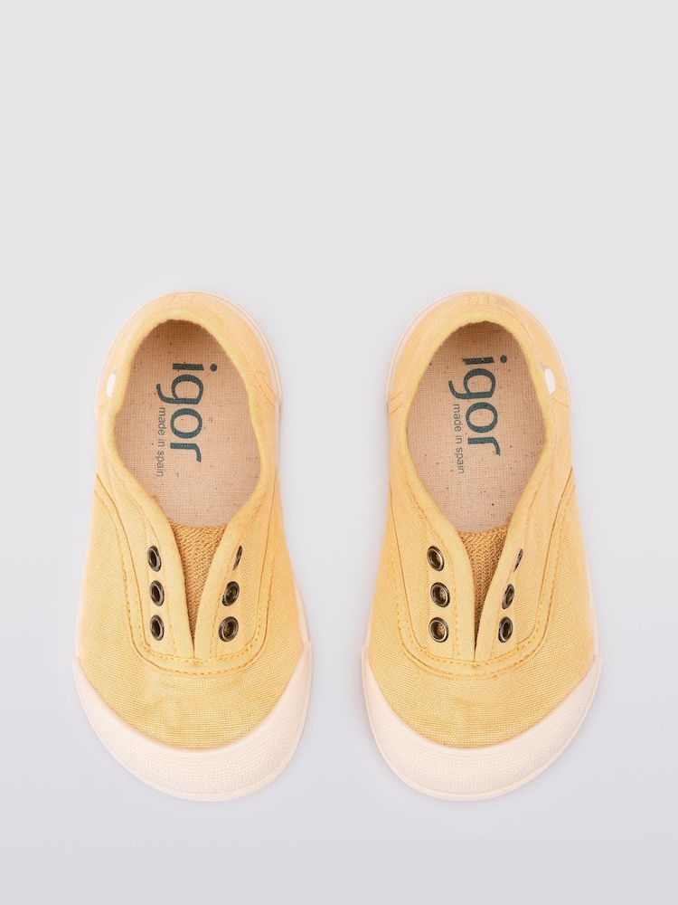Igor Lona Canvas Plimsolls Shoes - Image 3 of 6
