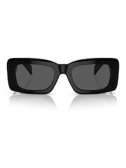 Versace Ve4444U Rectangle Black Sunglasses - Image 1 of 5