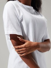 Berghaus White Womens Boyfriend 100% Cotton Logo Short Sleeve T-Shirt - Image 5 of 6