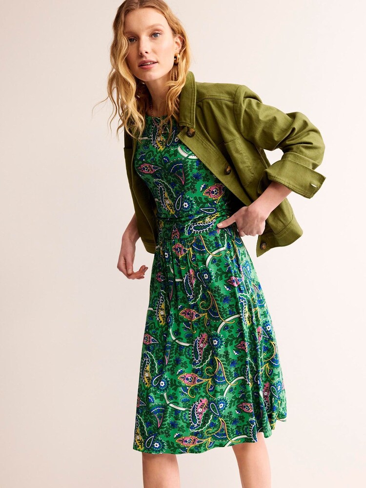 Boden Green Petite Amelie Jersey Dress - Image 1 of 5