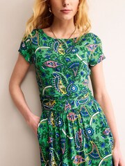 Boden Green Petite Amelie Jersey Dress - Image 2 of 5