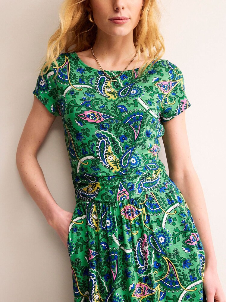 Boden Green Petite Amelie Jersey Dress - Image 2 of 5