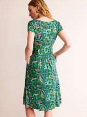 Boden Green Petite Amelie Jersey Dress - Image 3 of 5