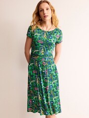 Boden Green Petite Amelie Jersey Dress - Image 4 of 5