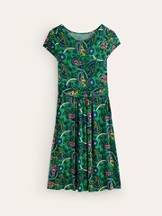 Boden Green Petite Amelie Jersey Dress - Image 5 of 5