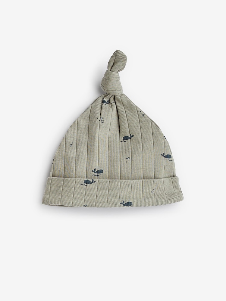 Mamas & Papas Grey 100% Cotton Whale Print All In One Set 3 Piece - Image 4 of 4