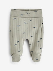 Mamas & Papas 100% Baumwolle Walfisch-Print All-in-One-Set 3 Stück - Bild 7 von 8