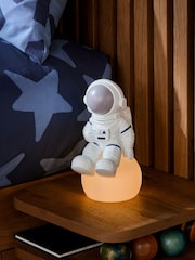 White Spaceman Battery Operated Table Lamp - Image 1 of 5