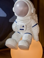 White Spaceman Battery Operated Table Lamp - Image 3 of 5