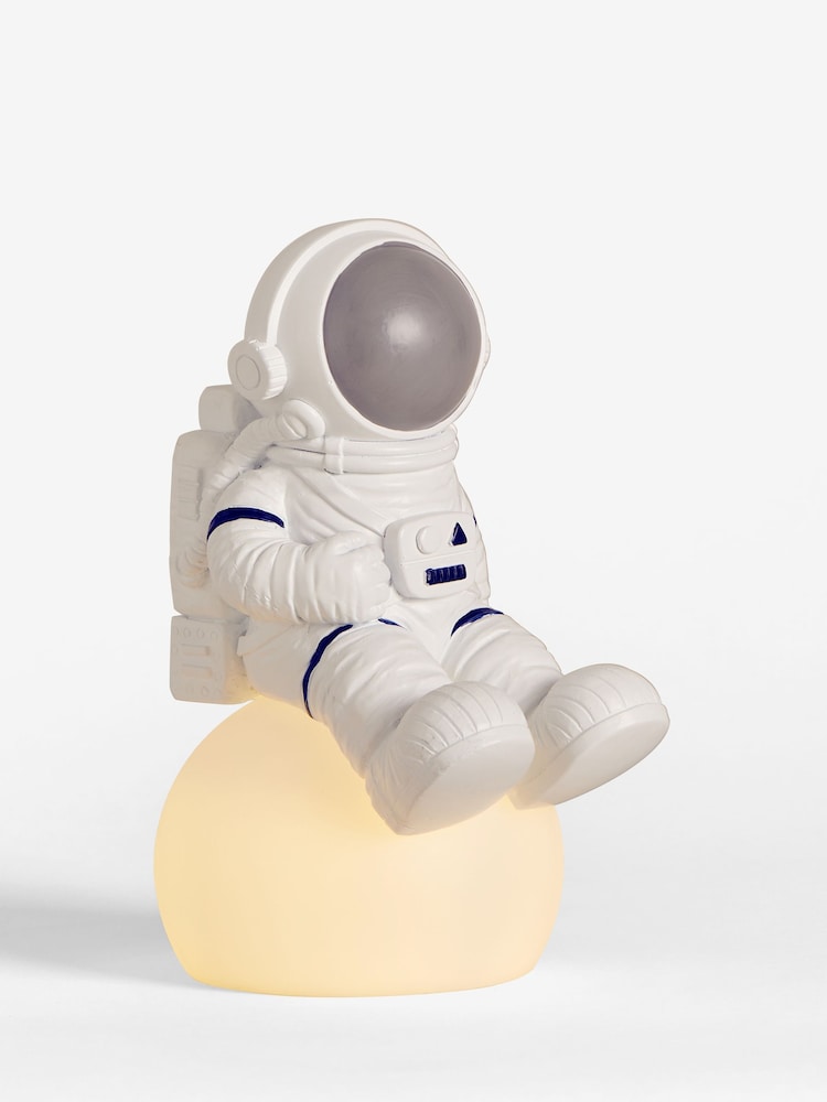 White Spaceman Battery Operated Table Lamp - Image 5 of 5
