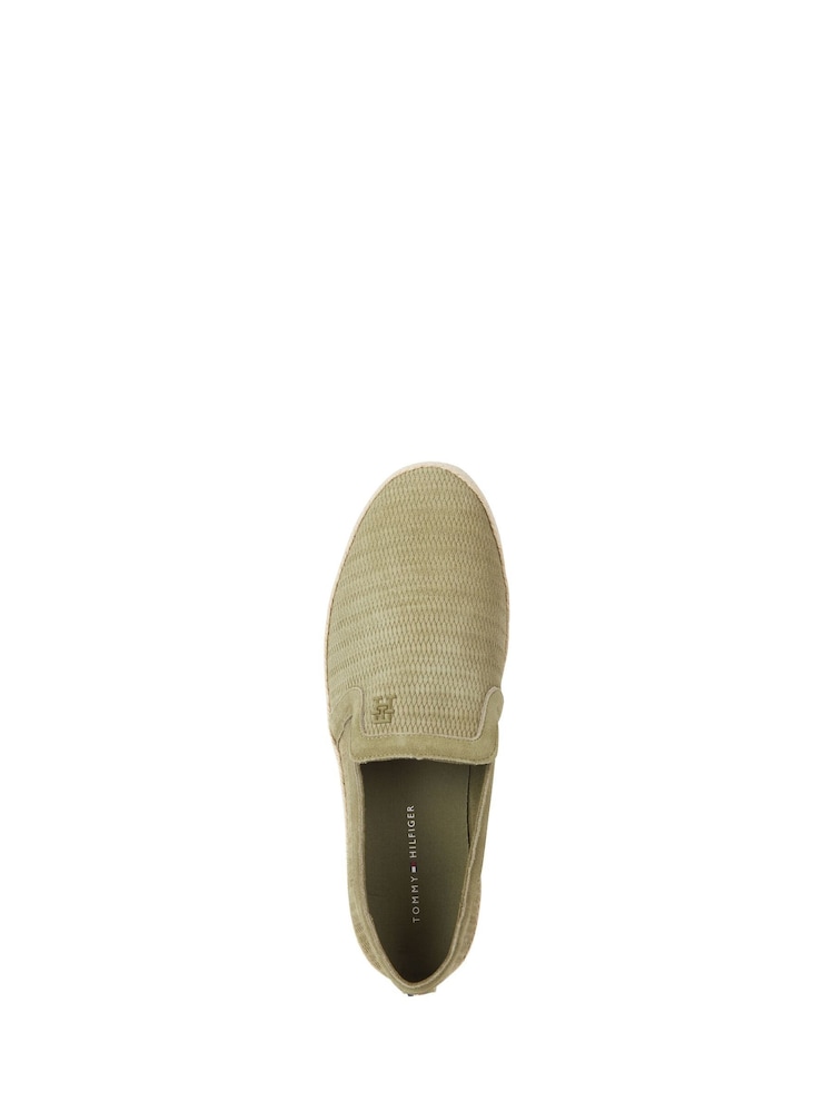 Tommy Hilfiger Green Classic Espadrilles - Image 4 of 4