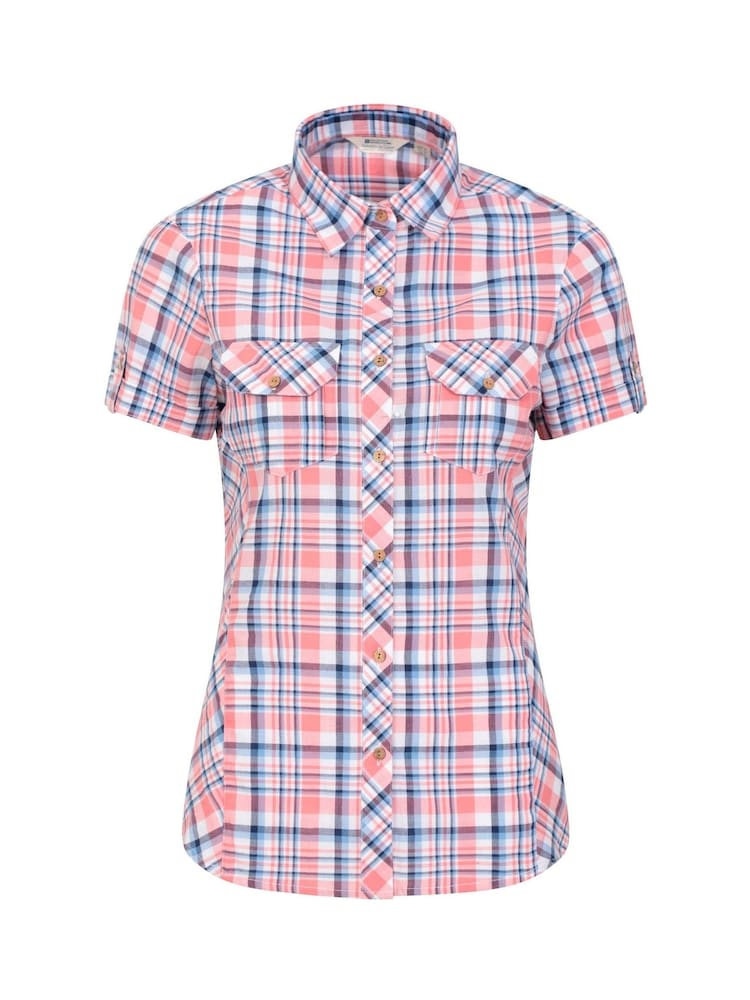 Mountain Warehouse Pink Womens Holiday 100% Cotton Shirt - Image 1 of 5