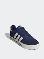 adidas Blue/White Daily 4.0 Trainers - Image 3 of 8