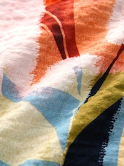 Multicolour Floral Print Textured Short Sleeve Shirt - Image 8 of 8