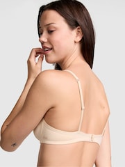 Victoria's Secret PINK Nude Marzipan Soft Stretch Unlined Scoop Bra - Image 2 of 3