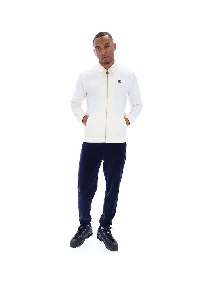 Fila Cream Maddox Smart Track Jacket With Chest Seam - Image 1 of 4