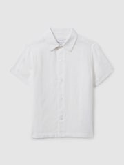 Reiss White Holiday Short-Sleeve Shirt - Image 2 of 4