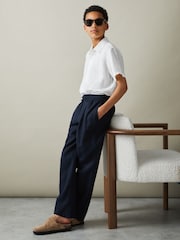 Reiss White Holiday Short-Sleeve Shirt - Image 3 of 4