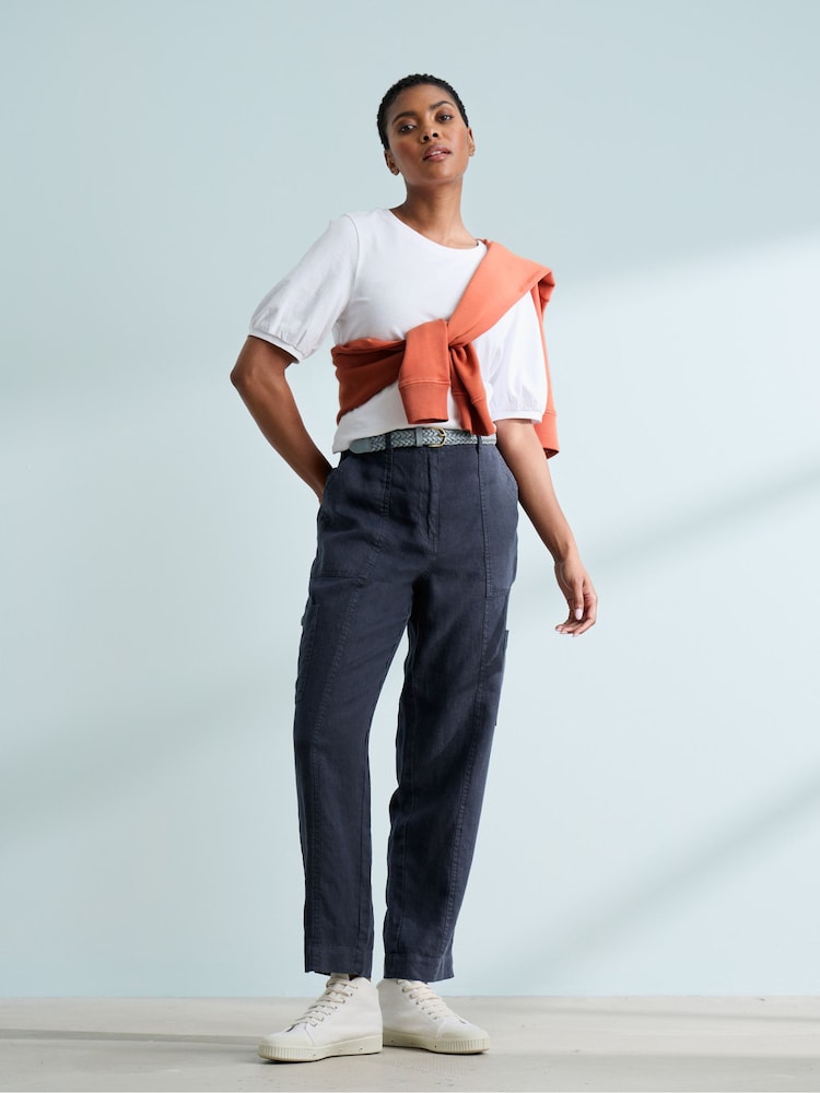 Seasalt Cornwall Blue Rock Pipit Trousers - Image 1 of 7