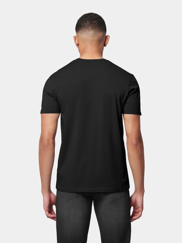 Flyers Mens Classic Fit Text 100% Cotton T-Shirt - Image 4 of 8