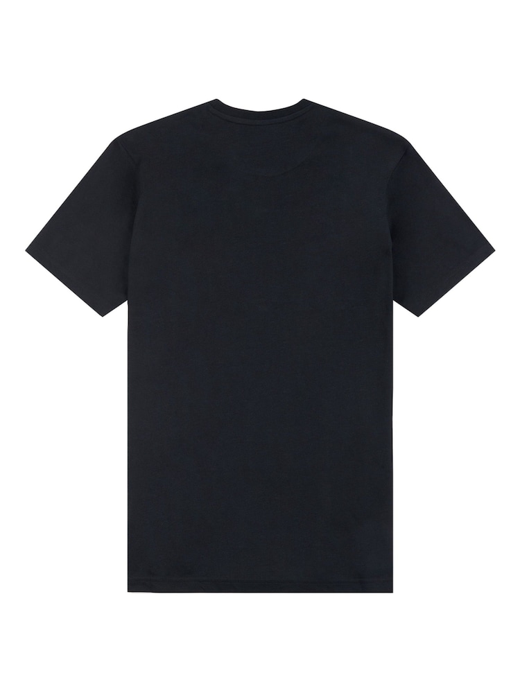 Flyers Mens Classic Fit Text 100% Cotton T-Shirt - Image 7 of 8