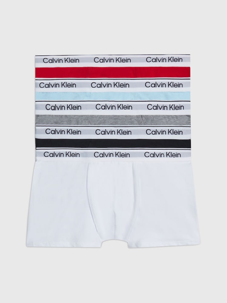 Calvin Klein Blue Trunks 5 Pack - Image 2 of 3