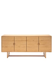 Gallery Home Natural Neston 4 Door Sideboard - Image 7 of 9
