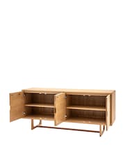 Gallery Home Natural Neston 4 Door Sideboard - Image 8 of 9
