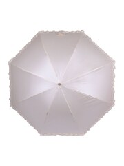 Totes White Pearlised Wedding Walker Umbrella With Frill - Image 2 of 4