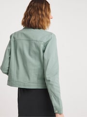 JD Williams Green Western Denim Jacket - Image 3 of 4