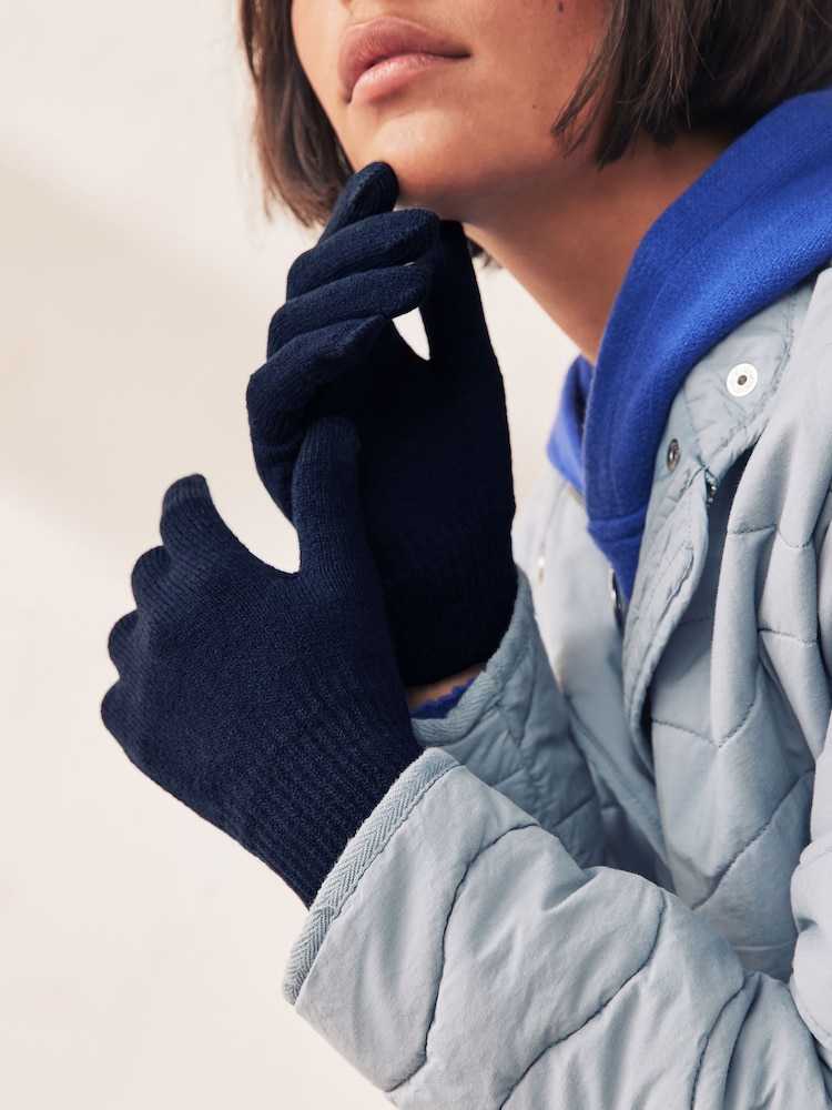 Pink/Navy Blue Magic Touchscreen Gloves 2 Pack - Image 3 of 5