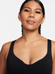 Nike Black Alate Medium-Support Padded Sports Bra Tank Top - Image 4 of 7