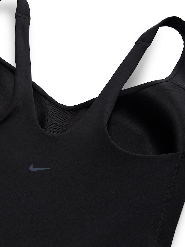 Nike Black Alate Medium-Support Padded Sports Bra Tank Top - Image 7 of 7