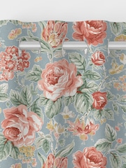 Laura Ashley Ochre Yellow Wild Roses Made to Measure 100% Cotton Curtains - Image 6 of 7