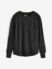Black Active Lightweight Long Sleeve Top - Image 6 of 8