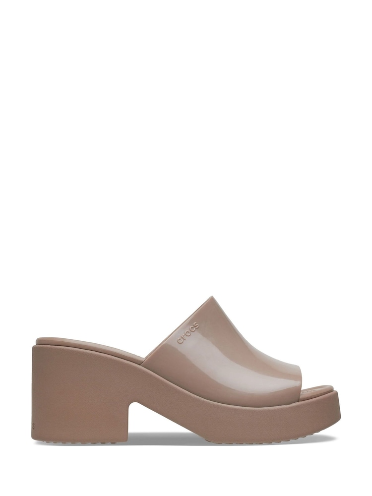 Crocs Brown Brooklyn Heels - Image 1 of 5