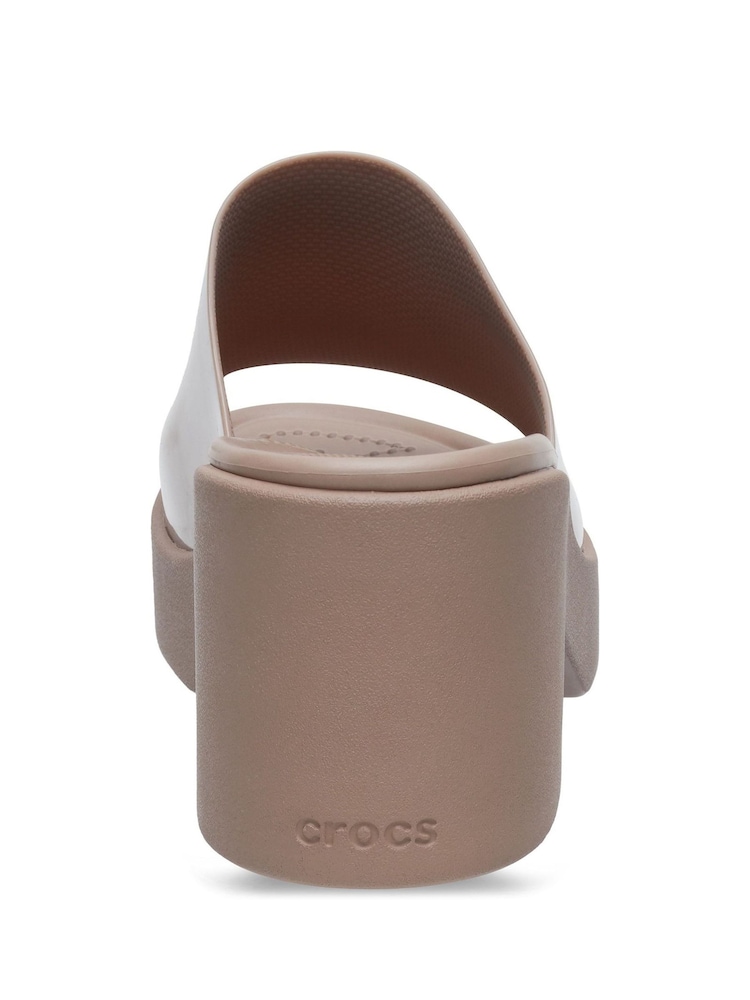 Crocs Brown Brooklyn Heels - Image 2 of 5