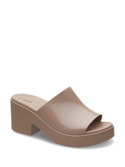 Crocs Brown Brooklyn Heels - Image 3 of 5