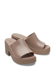 Crocs Brown Brooklyn Heels - Image 4 of 5
