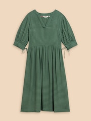 White Stuff Green Amelia Dress - Image 5 of 7