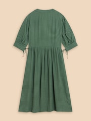 White Stuff Green Amelia Dress - Image 6 of 7