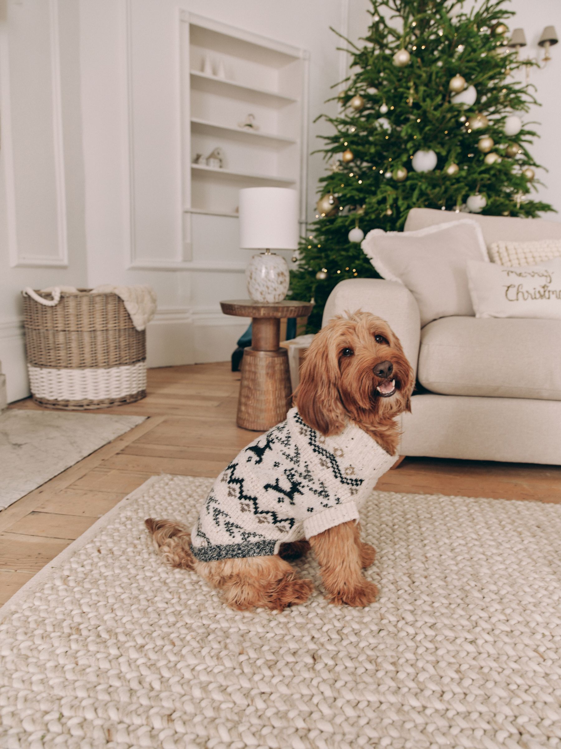 White christmas jumper on sale