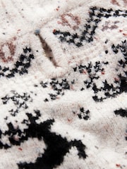 Black/White Christmas Dog Jumper - Image 7 of 9