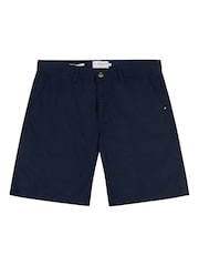 U.S. Polo Assn Blue Mens Linen Blend Chino Shorts - Image 5 of 6