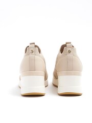 River Island Pink Elastic Wedge Runners - Image 3 of 4