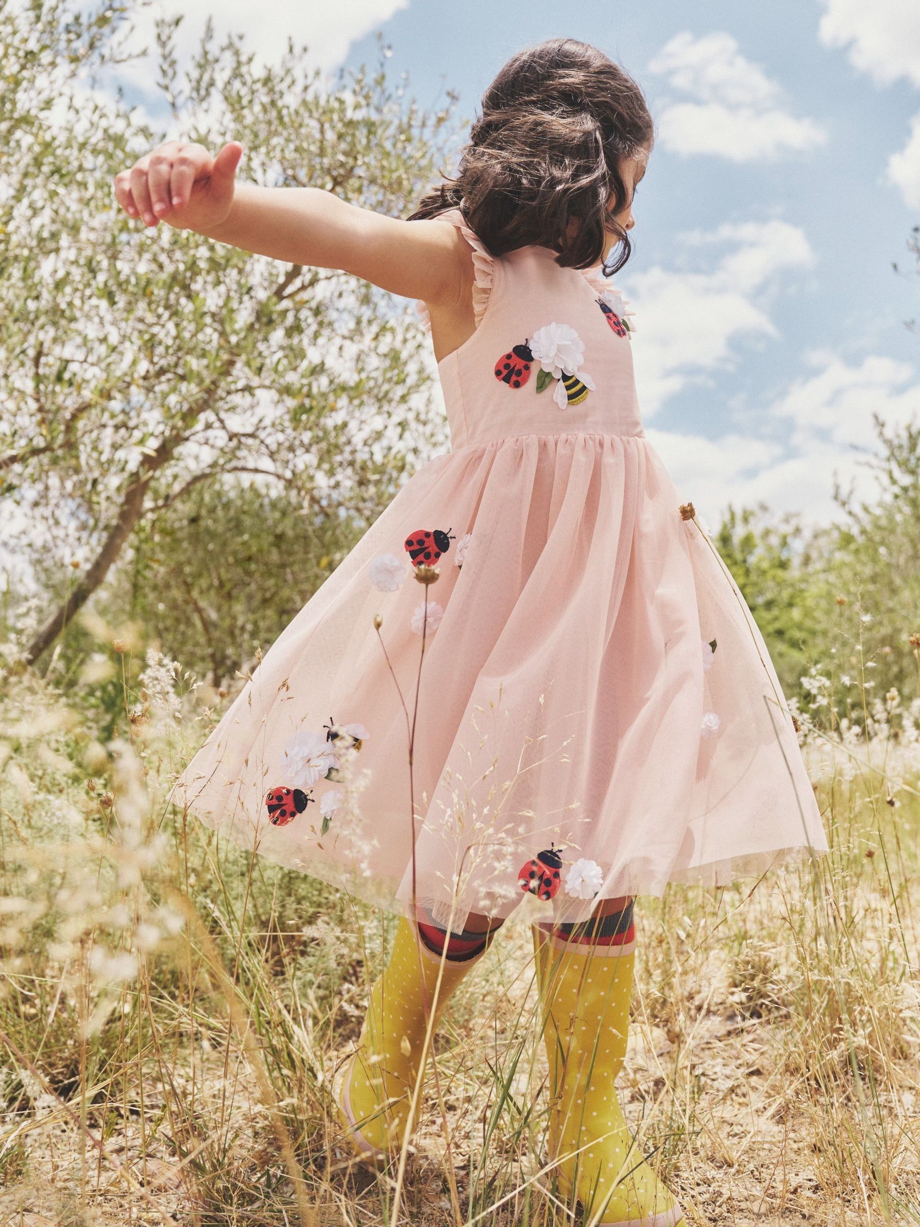 Acheter Robe Boden en tulle applique from Next Luxembourg