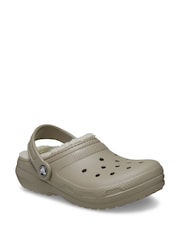 Crocs Khaki Kids Classic Lined Clogs - Image 7 of 11