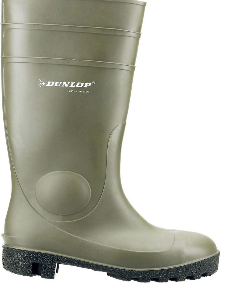Dunlop Green Protomastor Safety Wellingtons Boots - Image 1 of 6