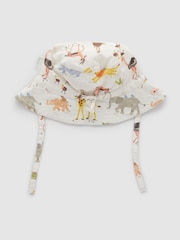 Purebaby Gingham Hat - Image 2 of 5
